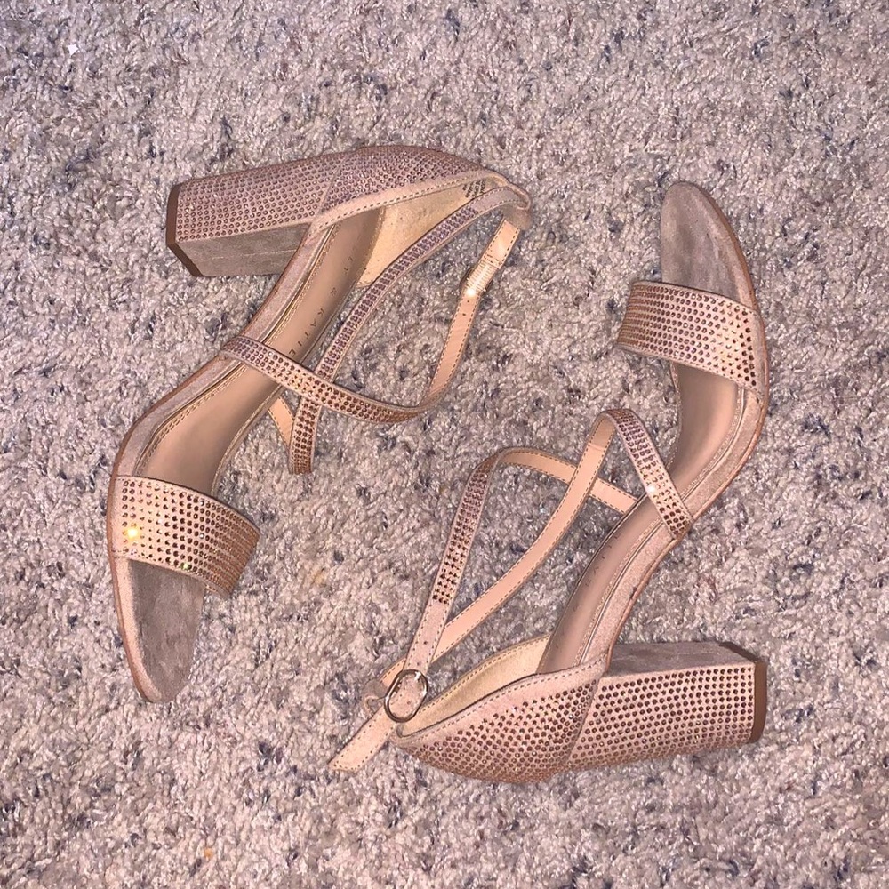 Reflective Rhinestoned Heels